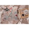 WONDERTIFY Eiffel Tower Cushion Cover Love Paris Romantic Hearts Decorative