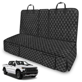 TAUYANG Dog Car Seat Cover for Back Seat Compatible with Jeep Gladiator Compass Wrangler Cherokee Renegade Accessories, Waterproof Non-Slip Pet Bench Backseat Covers 2026 New