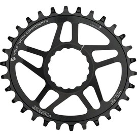 Wolf Tooth Components Powertrac Elliptical Direct Mount Drop-Stop Chainring: 36T, for RaceFace Cinch Cranks, Boost