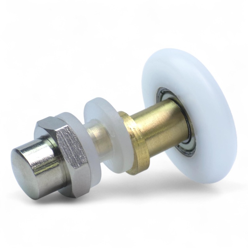 AKORD 8PCS Shower Door Rollers, 27mm Diameter for The Bathroom