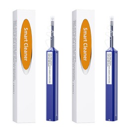 Zenithra Fiber Optic Cleaner,2PCS Fiber Optic Cleaning Pen 1.25mm Ferrules LC/MU FTTH Connector Cleaning Tools with 800+ Times