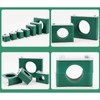Hydraulic Pipe Clamp 2PCS Plastic Pipe Clamps Standard Metric Tube