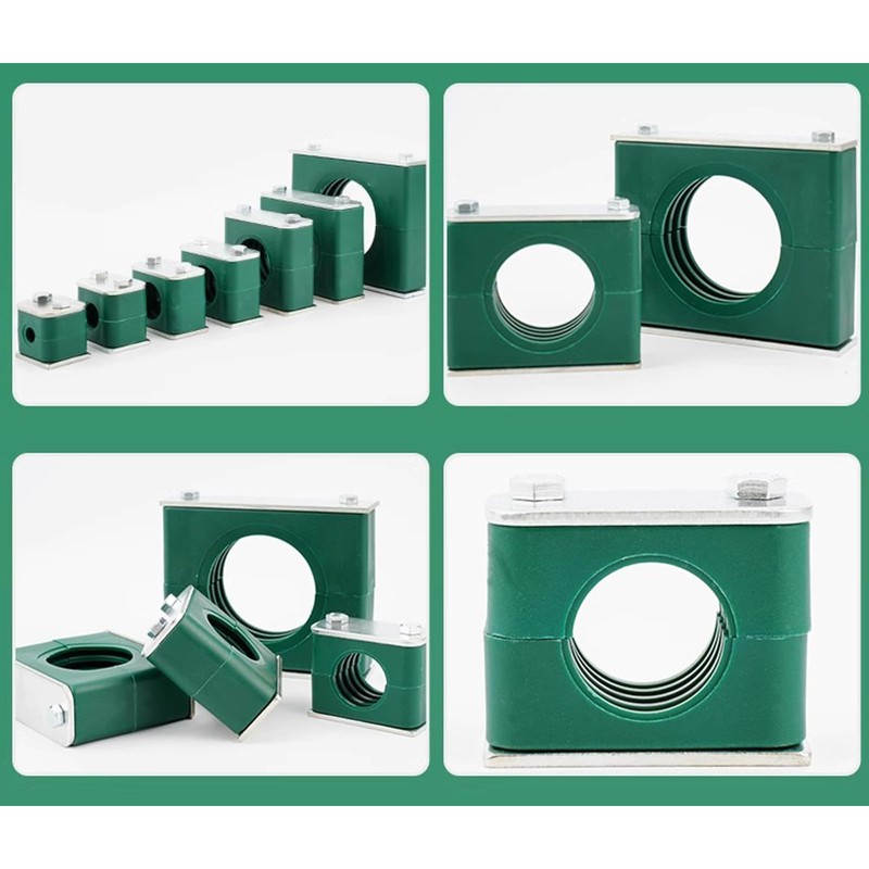 Hydraulic Pipe Clamp 2PCS Plastic Pipe Clamps Standard Metric Tube