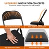 Fenbeli Padded Folding Chairs Set of 2 for Couples, Holds