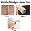 40pcs Round Heavy Duty Nail-on Felt Pad for Furniture Chair