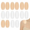 8 Pairs Silicone Shoulder Pads Bra Strap Cushions Holder Non-Slip