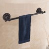 Towel Bar Copper Retro Space Saving 40CM Multifunctional Tilt Proof