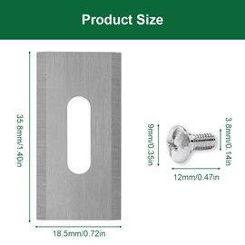 Pack of 30 Replacement Blades for Robot Lawnmower Universal Lawnmower Blades Titanium Robot Lawnmower Blade
