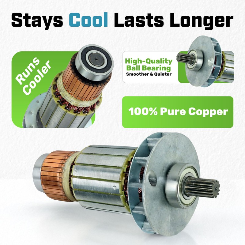 Staten Tools 44010 Armature: Compatible with Ridgid 300 & 535