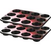 Lavv Housewares Non Stick Cupcake Muffin Baking Tray 12 Cups