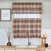 SKL Home Amber Plaid Tier Pair (2-Pack), Curtain, 24", Multi