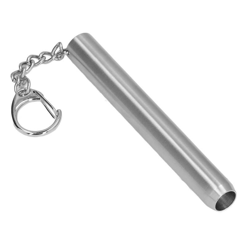 Mini LED Flashlight 500LM 304 Stainless Steel Portable with Snap