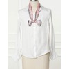Allegra K Women's Thin Polka Dot Scarf, Ribbon, Heart Pattern,