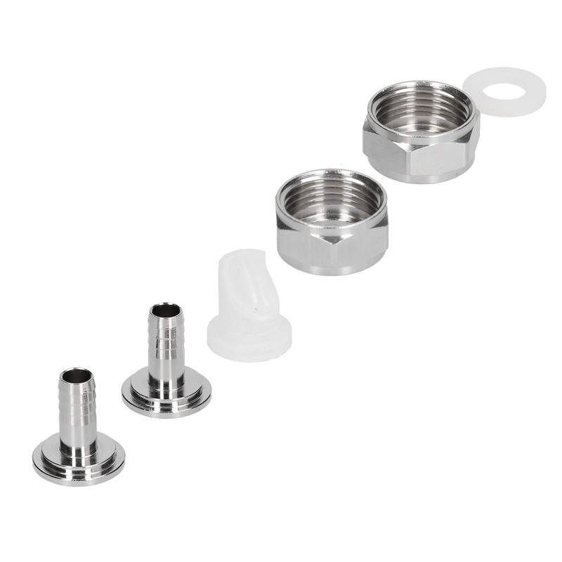 Stainless Steel Beer Keg Coupler Connector Fitting Beer Line Connector