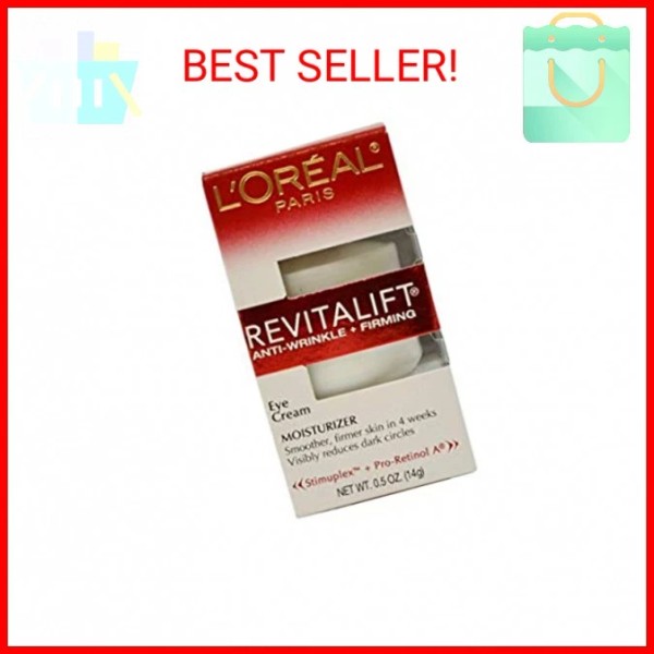 L'Oreal Paris Revitalift Eye Cream 0.5 Ounce (14ml) (2 Pack)