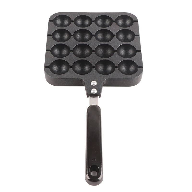 16 Holes Takoyaki Grill Pan Octopus Ball Plate Home Cooking