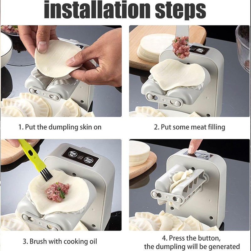 Automatic Electric Dumpling Maker Machine with Free Tool, Household Dumpling