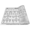 Americanails Acrylic Nail Training Mat - Silicone Trainer Sheet for