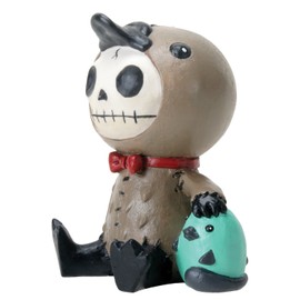 SUMMIT COLLECTION Furrybones Platypus Bill Signature Skeleton in Duck-Billed Platypus Costume with Small Platypus Friend