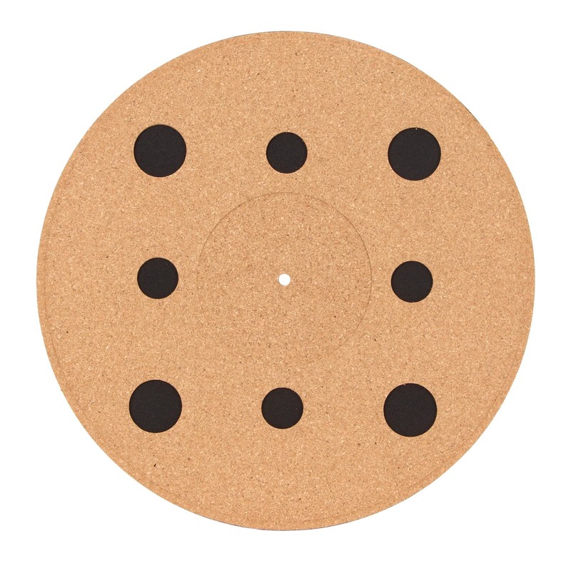 4 mm Cork Turntable Turntable Mat, Non-Slip, Antistatic, Shockproof, Durable