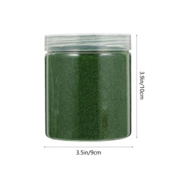 Homoyoyo Artificial Moss Grass Meadow Powder: Landscaping Model Making Material DIY Dark Green Fake Moss Miniature Garden Model Railway Dollhouse Fairy Garden Micro Landscape Decoration