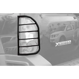 MaxMate Premium Compatible with 05-14 Nissan Xterra 2pcs Black Taillight Covers Tail Light Guards (Mounting Hardware & Instruction Included)