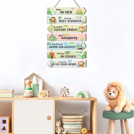 TOARTi Plant Children's Record Quotes Wall Decoration, Children's Room Wall Decoration
