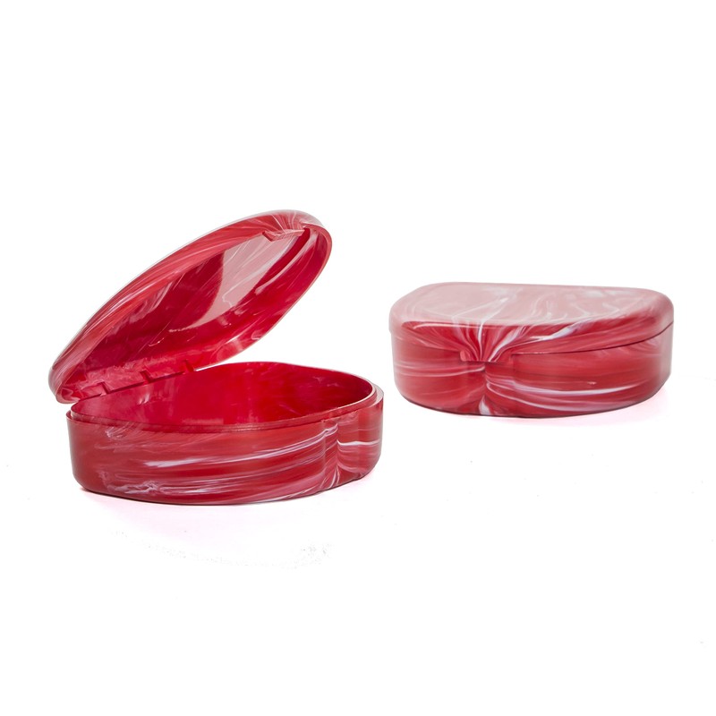 Blasting Health Designer Marble Retainer Case – Stylish Dental Storage