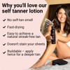 Self Tanner with Tanning Mitt - Sunless Tanning Lotion w/Hyaluronic