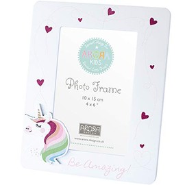 Arora 1965 Kids Unicorn Photo Frame, Multicolour, One Size