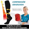 10 Pares Calcetas De Compresión Hombre Mujer Medias Largas