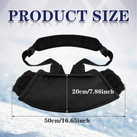 Sumind 2 Set Football Hand Warmer Pouch Winter Football Warming Pouch Football Balaclava Full Face Mask Tactical Hand Warmer for Youth Adult Outdoor Sport Gifts Accessories (16.65 x 7.86 Inch)