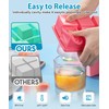 Large Ice Cube Tray 2 Pack, Lxndaser 2 Inch Silicone
