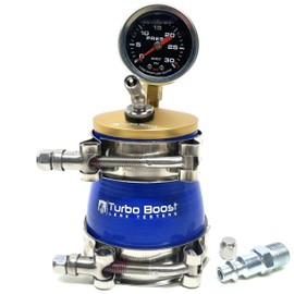 Turbo Boost Leak Testers 2.25" Universal - 30PSI S.Steel Gauge, T-Bolt Clamps