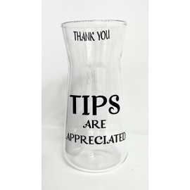 Bartender Tip Jar for Restaurants and Coffee Shops, Funny Money Cup