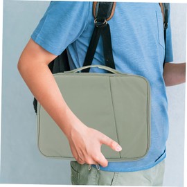 Vaguelly Portable Tablet Carrying Case with Handle Multi Pocket Design for Easy Storage and Transport for Business School and Tablets