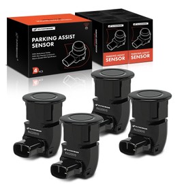 A-Premium 4-PC Reverse Backup Parking Assist Sensor Compatible with Select Lexus Models - IS F 2008-2010, IS250/IS350 2006-2010, GS300 2006, GS350 2007-2011, GS430 2006-2007, GS450h 2007-2011, GS460