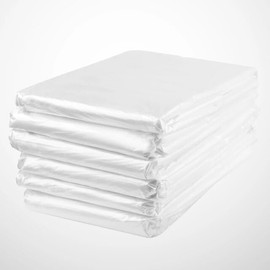 Recycling Bags Clear Sacks - 16 micron / 64 gauge - Pack of 50