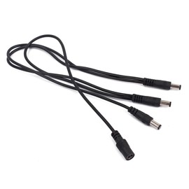 FUNOMOCYA 2pcs Guitar Effects Power Supply Cable to Daisy Chain Power Splitter Professional Noise Isolation