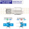 Foot Valve with Filter 1-1/4" NPT, Stainless Steel Bottom Valve,