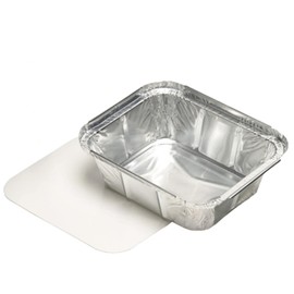 Papstar 25 SCHALEN ALU MITEINLEGEDECKE