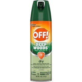 OFF! Deep Woods Dry Aerosol Spray Insect Repellent 4 oz (Pack of 6)