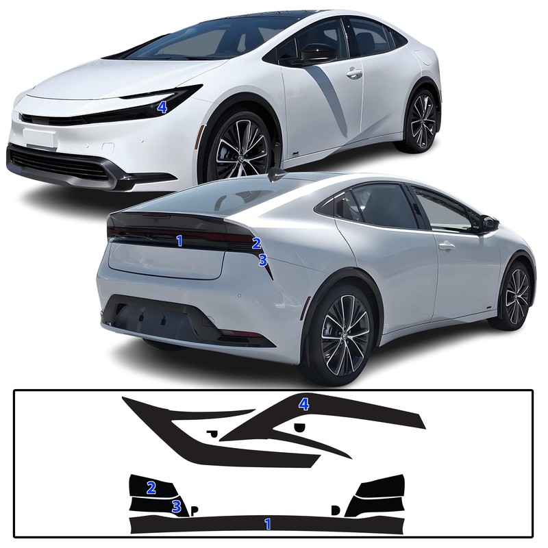 BOGAR TECH DESIGNS Full Headlight Taillight Tint Kit Compatible with