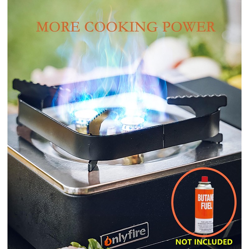 ONLYFIRE OUTDOOR LIVING Butane Gas Stove with Carrying Case, Portable
