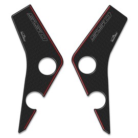 Resin Bike Scooter Sticker Compatible with Kymco AK 550 2017-2018. Protection Fork Protectors Mudguards from Case PU Graffi. Sticker Resin with 3D Effect for Maxi Scooter