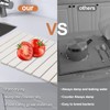Reivd 24"(L)×16"(W) Large Stone Drying Mat for Kitchen Counter, Foldable
