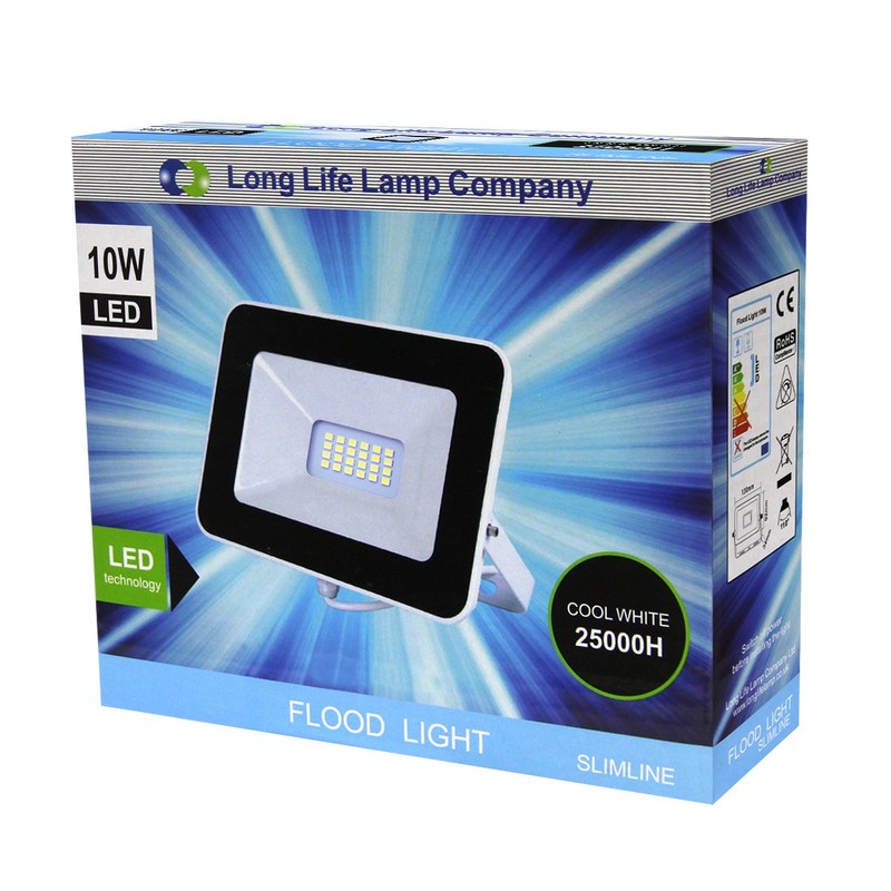Long Life Lamp Company Compact 10w Outdoor LED Flood Light