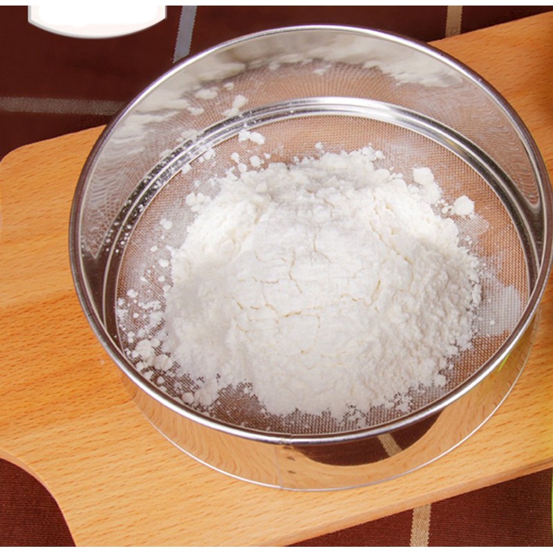 LOVEDAY 6 Inch Stainless Steel Round Flour Sieve with 40