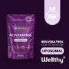 Wellthy Resveratrol Liposomal Cápsulas Entrega Optimizada Mas Alta Biodisponibilidad Cápsula