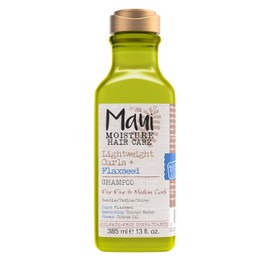 Maui Humedad, rizos ligeros + champú de linaza, libre de parabenos, libre de silicona, 13oz, 0.925 pounds, 385 mililitro, 1